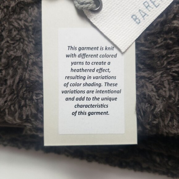 Barefoot Dreams Pom Pom Beanie & Scarf Set Espresso/Cocoa One Size Winter Gift - Picture 10 of 16